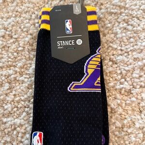 Stance NBA Lakers Black and Purple Socks
